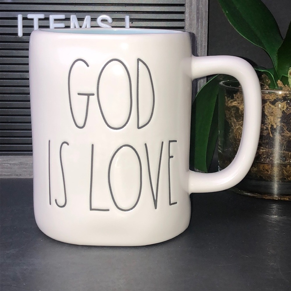 New Rae Dunn GOD IS LOVE mug - Picture 3 of 10